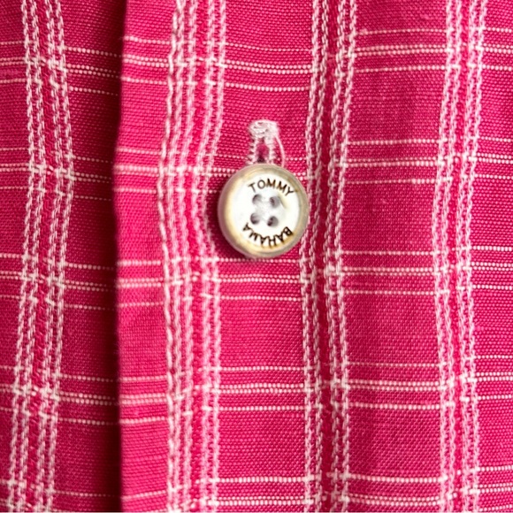 Tommy Bahama Pink/White Check
Long Sleeve Linen Blend Button
Front Shirt | L - Picture 8 of 12